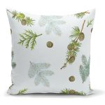 Çam Dalı Motifli Dijital Baskılı Yastık Kırlent Kılıfı Realhomes