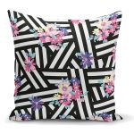Renkli Zambak Desenli Modern Dijital Baskılı Yastık Kılıfı Realhomes