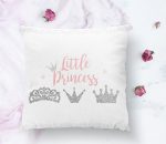 Üçlü Kral Tacı Baskılı Dekoratif Yastık Kırlent Kılıfı Realhomes