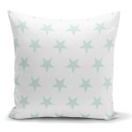 - K2546 - Realhomes Bulut Mavi Yıldız Dekoratif Yastık Kırlent Kılıfı Realhomes
