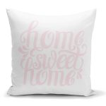 - K2559 - Realhomes Pudra Home Sweet Home Dijital Baskılı Kırlent Kılıfı Realhomes