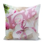 Aşk Temalı Dijital Baskılı Dekoratif Yastık Kırlent Kılıfı Realhomes