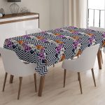 RealHomes Dijital Baskılı Masa Örtüsü - masa44 Realhomes