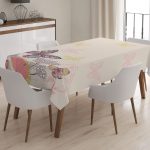 RealHomes Dijital Baskılı Masa Örtüsü - masa56 Realhomes