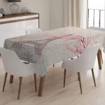 RealHomes Dijital Baskılı Masa Örtüsü - masa55 Realhomes