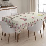 RealHomes Dijital Baskılı Masa Örtüsü - masa58 Realhomes