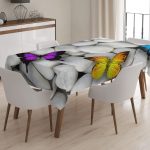 RealHomes Dijital Baskılı Masa Örtüsü - masa9 Realhomes