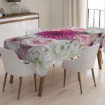 RealHomes Dijital Baskılı Masa Örtüsü - masa90 Realhomes