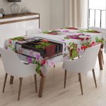RealHomes Dijital Baskılı Masa Örtüsü - masa95 Realhomes