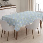 Aşk Temalı Dijital Baskılı 3D Masa Örtüsü Realhomes