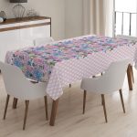 RealHomes Kaktüs Temalı Dijital Baskılı 3D Masa Örtüsü Realhomes