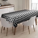 RealHomes Kaktüs Desenli Dijital Baskılı 3D Masa Örtüsü Realhomes