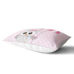 - dikdortgen-110-1 - Realhomes  Baykuş Desenli Dijital Baskılı Dekoratif Dikdörtgen Yastık Kırlent Kılıfı Realhomes