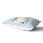 - dikdortgen-158-1 - Realhomes  Çiçek Desenli Dijital Baskılı Dekoratif Dikdörtgen Yastık Kırlent Kılıfı Realhomes