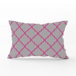 - dikdortgen-2015 - Realhomes Gri Zemin Ogea Desenli Modern Dijital Dikdörtgen Yastık Kırlent Kılıfı Realhomes