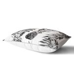 - dikdortgen-2361-1 - Realhomes Ananas ve Palmiye Yaprakları Dekoratif Dikdörtgen Yastık Kırlent Kılıfı Realhomes