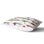 Yatay Temalı Gökkuşağı Puanlı Modern Dikdörtgen Yastık Kırlent Kılıfı Realhomes