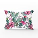 - dikdortgen-2400 - Realhomes  Mint Yeşili Çöl Bitkisi Modern Dikdörtgen Yastık Kırlent Kılıfı Realhomes