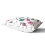 Kuş Tüyü Motifli Çöl Bitkisi Desenli Modern Dijital Baskılı Dikdörtgen Kırlent Kılıfı Realhomes