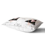 - dikdortgen-2406-1 - Realhomes Yaldız Renk Ters Üçgen Desenli Dekoratif Dikdörtgen Yastık Kırlent Kılıfı Realhomes