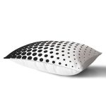 - dikdortgen-2416-1 - Realhomes Siyah Beyaz İri Puanlı Dikdörtgen Yastık Kırlent Kılıfı Realhomes