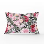 - dikdortgen-2435 - Realhomes Leopar Temalı Kavaniçe Desenli Dijital Baskılı Dikdörtgen Yastık Kırlent Kılıfı Realhomes