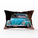 Vosvos Resimli Dijital Baskılı Dikdörtgen Yastık Kırlent Kılıfı Realhomes