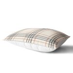 - dikdortgen-3088-1 - Realhomes  Krem Renkte Ekose Desenli Dekoratif Dikdörtgen Yastık Kırlent Kılıfı Realhomes