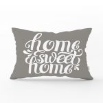 - dikdortgen-309 - Realhomes  Home Sweet Home Dijital Baskılı Dekoratif Dikdörtgen Yastık Kırlent Kılıfı Realhomes