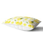 - dikdortgen-3095-1 - Realhomes  Beyaz Zeminde Limonlar Desenli Dijital Baskılı Dikdörtgen Yastık Kırlent Kılıfı Realhomes