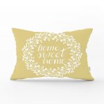 - dikdortgen-312 - Realhomes  Home Sweet Home Desenli Dijital Baskılı Dekoratif Dikdörtgen Yastık Kırlent Kılıfı Realhomes