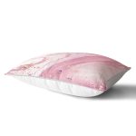 - dikdortgen-3133-1 - Realhomes  Pembe Beyaz Mermer Desenli Dijital Baskılı Dikdörtgen Yastık Kırlent Kılıfı Realhomes