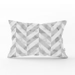 Geometrik Desenli Mermer Zeminli Modern Dikdörtgen Yastık Kırlent Kılıfı Realhomes