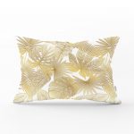 - dikdortgen-3156 - Realhomes  Vizon Renk Amazon Yaprakları Temalı Modern Dikdörtgen Yastık Kırlent Kılıfı Realhomes