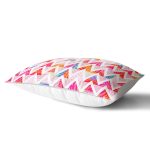 Geometrik Desenli Renkli Zeminli Modern Dikdörtgen Yastık Kırlent Kılıfı Realhomes