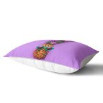 - dikdortgen-3206-1 - Realhomes  Mor Zeminde Ananas Desenli Modern Dikdörtgen Yastık Kırlent Kılıfı Realhomes