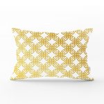 - dikdortgen-3222 - Realhomes  Geometrik Sanat Altın Detaylı Özel Tasarım Modern Dikdörtgen Yastık Kırlent Kılıfı Realhomes