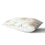 - dikdortgen-3227-1 - Realhomes Pembe Mavi Zeminde Kar Tanesi Detaylı Modern Dikdörtgen Yastık Kırlent Kılıfı Realhomes