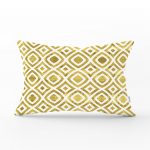 - dikdortgen-3243 - Realhomes  Geometrik Şekilli Altın Detaylı Modern Dikdörtgen Yastık Kırlent Kılıfı Realhomes