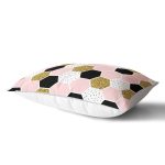 - dikdortgen-3247-1 - Realhomes Geometrik Petek Desenli Altın Detaylı Modern Dikdörtgen Yastık Kırlent Kılıfı Realhomes