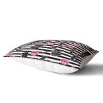 - dikdortgen-3286-1 - Realhomes Siyah Çizgili Popart Makeup Desenli Dekoratif Dikdörtgen Yastık Kırlent Kılıfı Realhomes