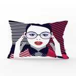 - dikdortgen-3360 - Realhomes Pop Art Mujer Elegante Tasarımlı Dijital Baskılı Dikdörtgen Yastık Kırlent Kılıfı Realhomes