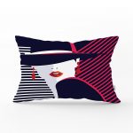 - dikdortgen-3361 - Realhomes  Mujer Estilo Icon Tasarımlı Dijital Baskılı Dikdörtgen Yastık Kırlent Kılıfı Realhomes