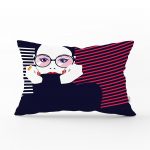 - dikdortgen-3364 - Realhomes Icon Women Özel Tasarımlı Dijital Baskılı Dikdörtgen Yastık Kırlent Kılıfı Realhomes