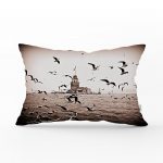 Kız Kulesi Dijital Baskılı Dekoratif Dikdörtgen Yastık Kırlent Kılıfı Realhomes