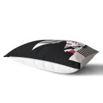 - dikdortgen-3394-1 - Realhomes Siyah Beyaz Fashion Woman Tasarımlı Dekoratif Dikdörtgen Yastık Kırlent Kılıfı Realhomes