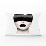 - dikdortgen-3406 - Realhomes Realhomes Fashion Women Tasarımlı Dijital Baskılı Dikdörtgen Yastık Kırlent Kılıfı Realhomes