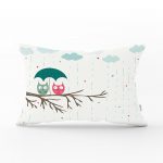 - dikdortgen-37 - Realhomes Daldaki Baykuşlar Modern Tasarımlı Dekoratif Dikdörtgen Yastık Kırlent Kılıfı Realhomes