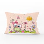 Sevimli Kediler Dijital Baskılı Dekoratif Dikdörtgen Yastık Kırlent Kılıfı Realhomes