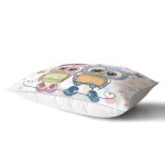 - dikdortgen-427-1 - Realhomes Sevimli Kediler Dijital Baskılı Dekoratif Dikdörtgen Yastık Kırlent Kılıfı Realhomes